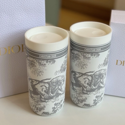 Vintage Tiger Toile Travel Tumbler
