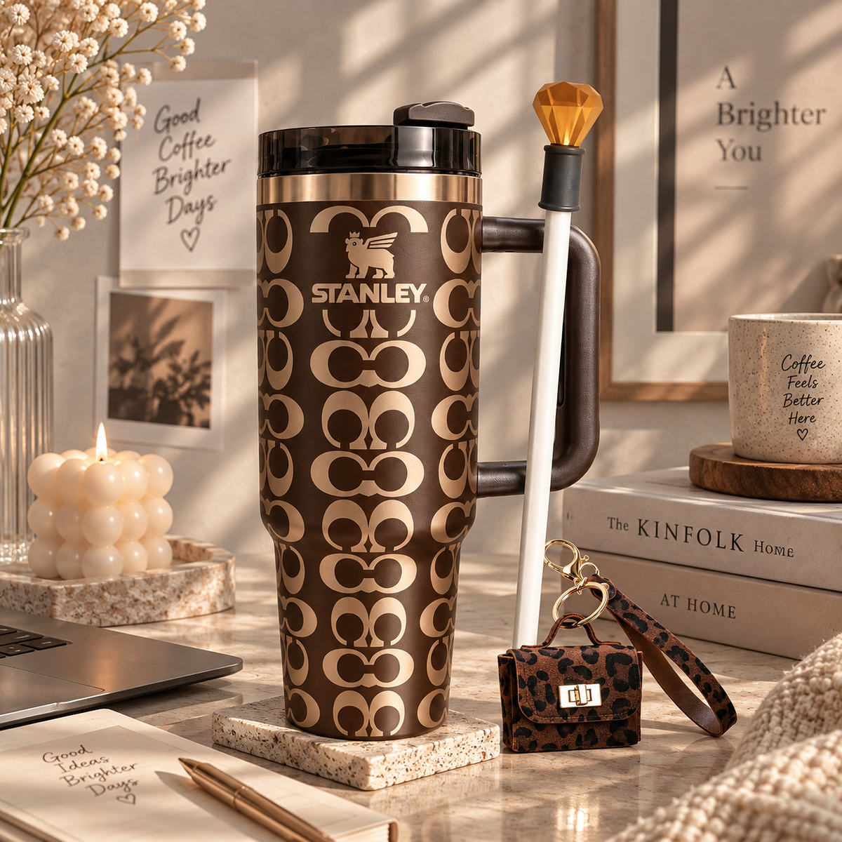 Mocha Luxe Signature Tumbler Set