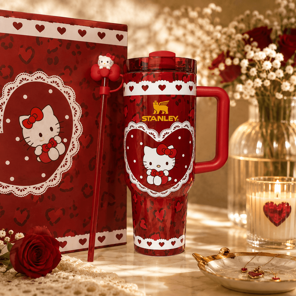 STANLEY Hello Kitty Heart Tumbler