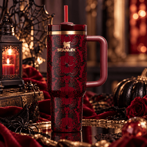 Crimson Web Gothic Tumbler