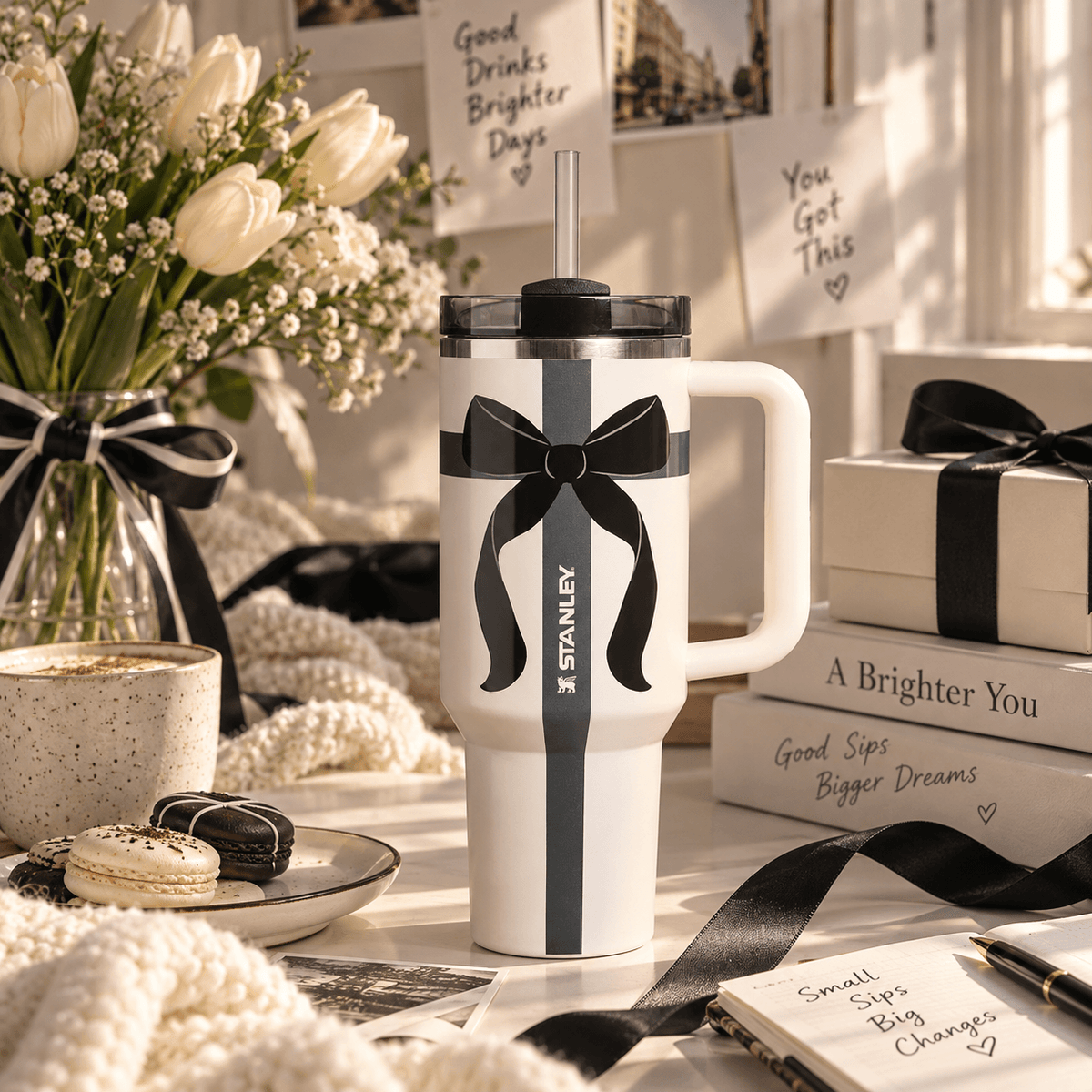 Black Bow Tumbler