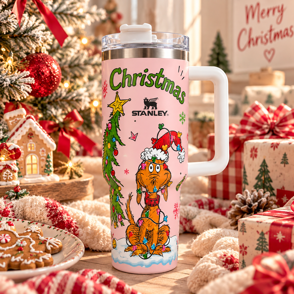 Christmas Puppy 40oz Tumbler