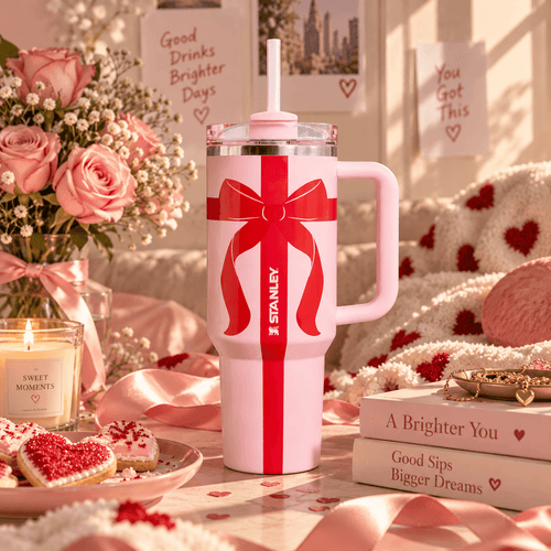 Pink Bow Tumbler