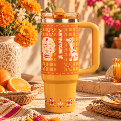 Sugar Skull Fiesta Tumbler